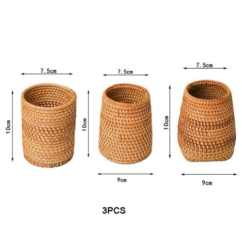 Rattan Organizers