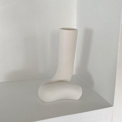 Ceramic Abstract Body Vase