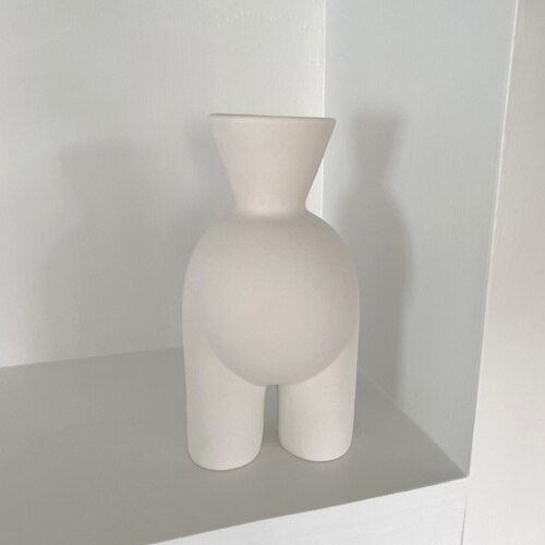 Ceramic Abstract Body Vase