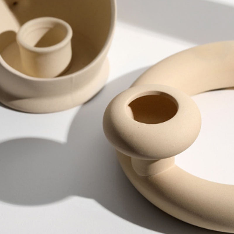 Ceramic Abstract Shapes Vases