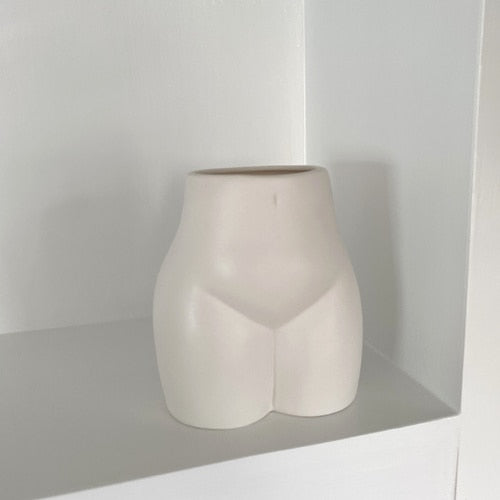 Ceramic Abstract Body Vase