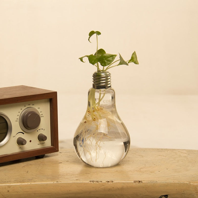 Retro Glass Bulb Vase