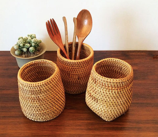 Rattan Organizers